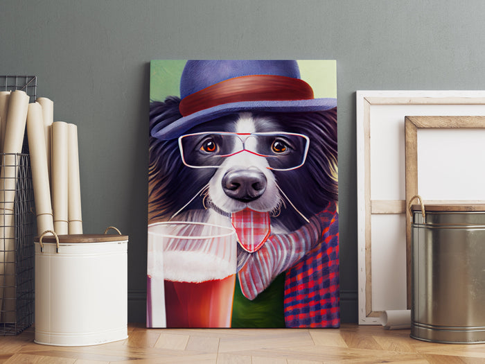 Le Border Collie à la Bière