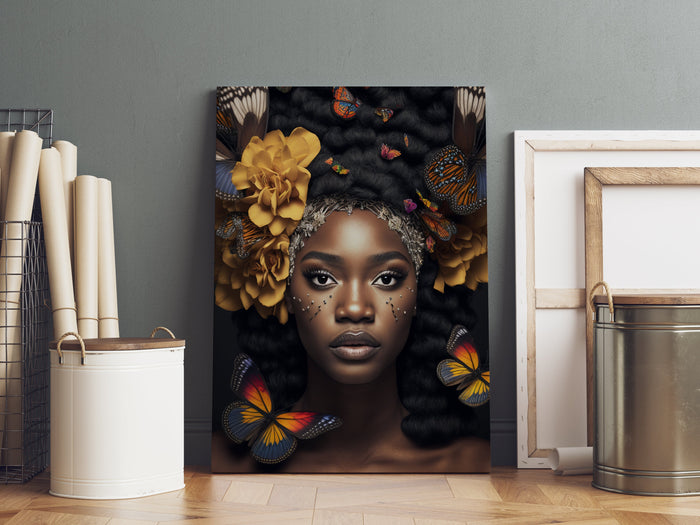 La Reine Africaine aux Papillons