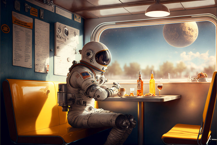 L'Astronaute au Diner Vintage