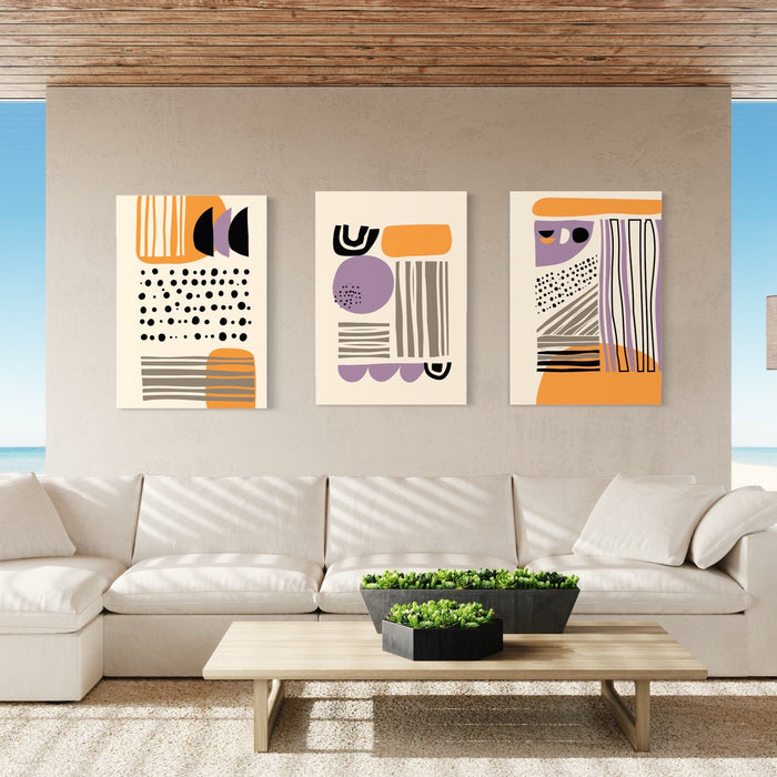 Triptyque des Formes Libres
