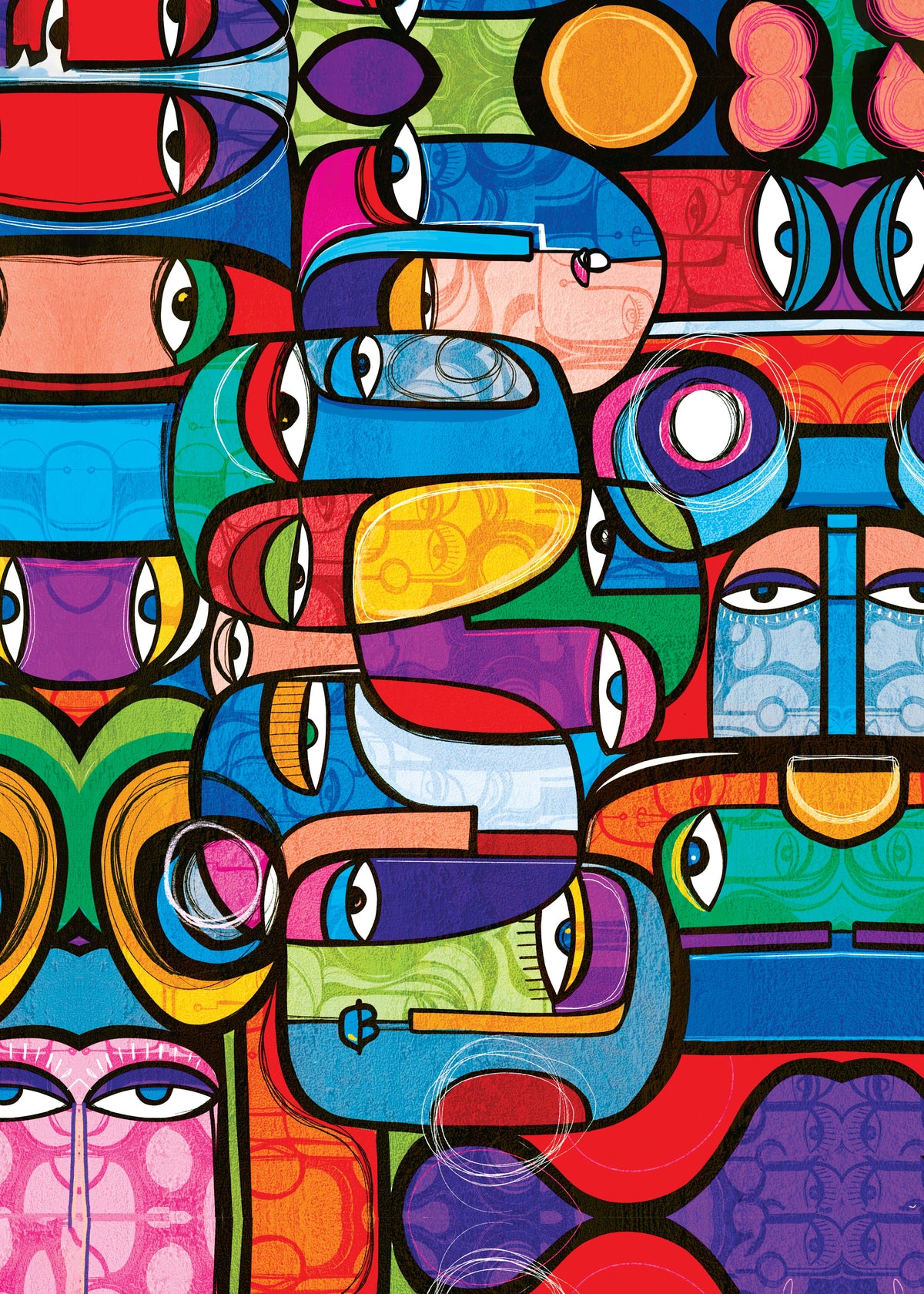 Cubist - Faces 2