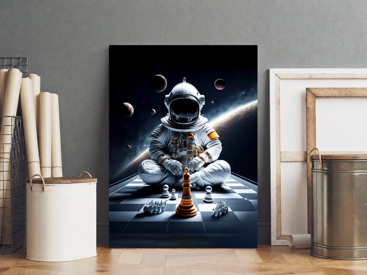 Partie d'Échecs dans l'Espace