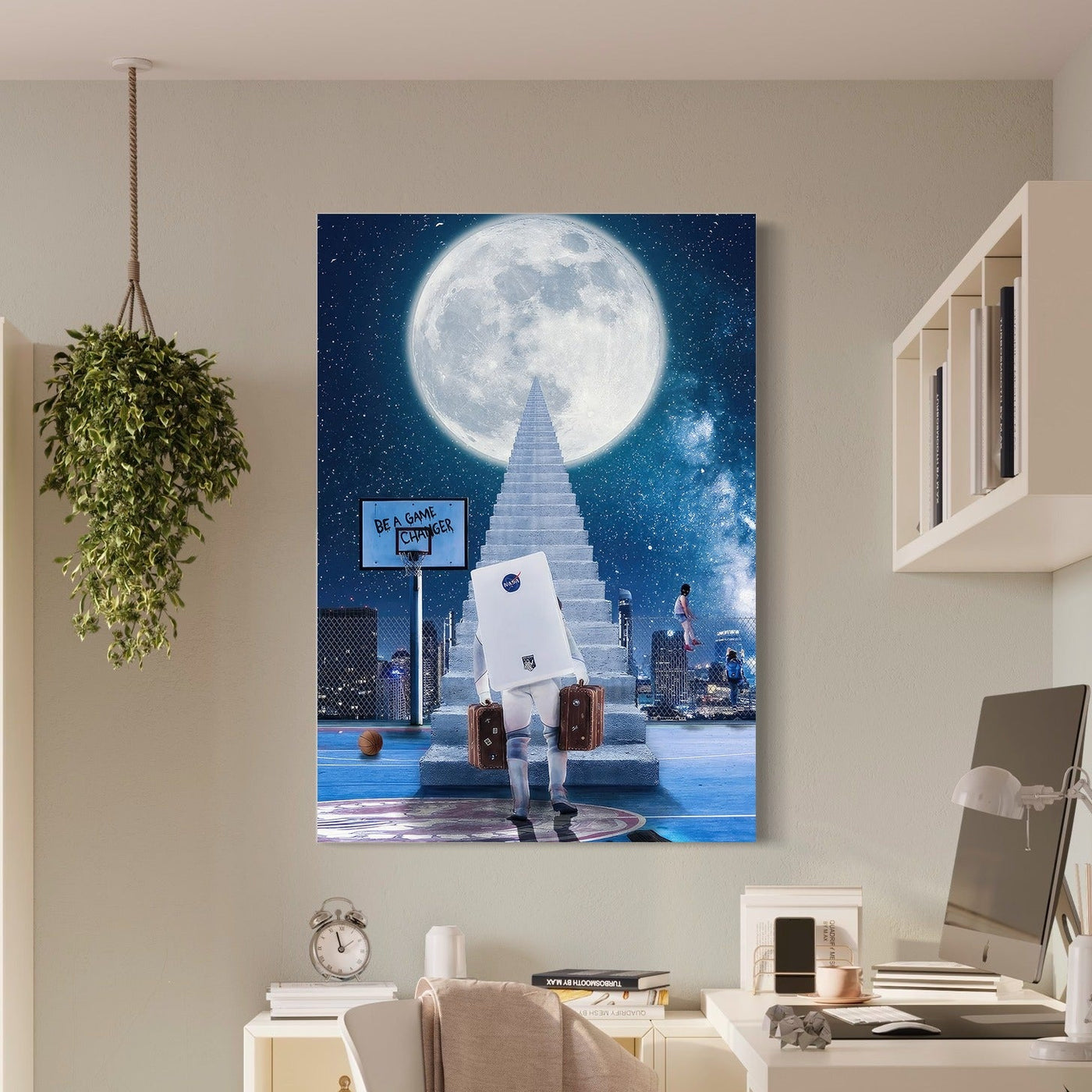 To the moon
