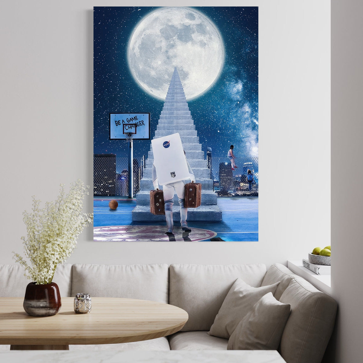 To the moon