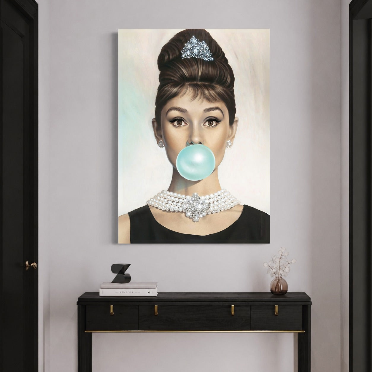 Audrey Hepburn — sur le mur