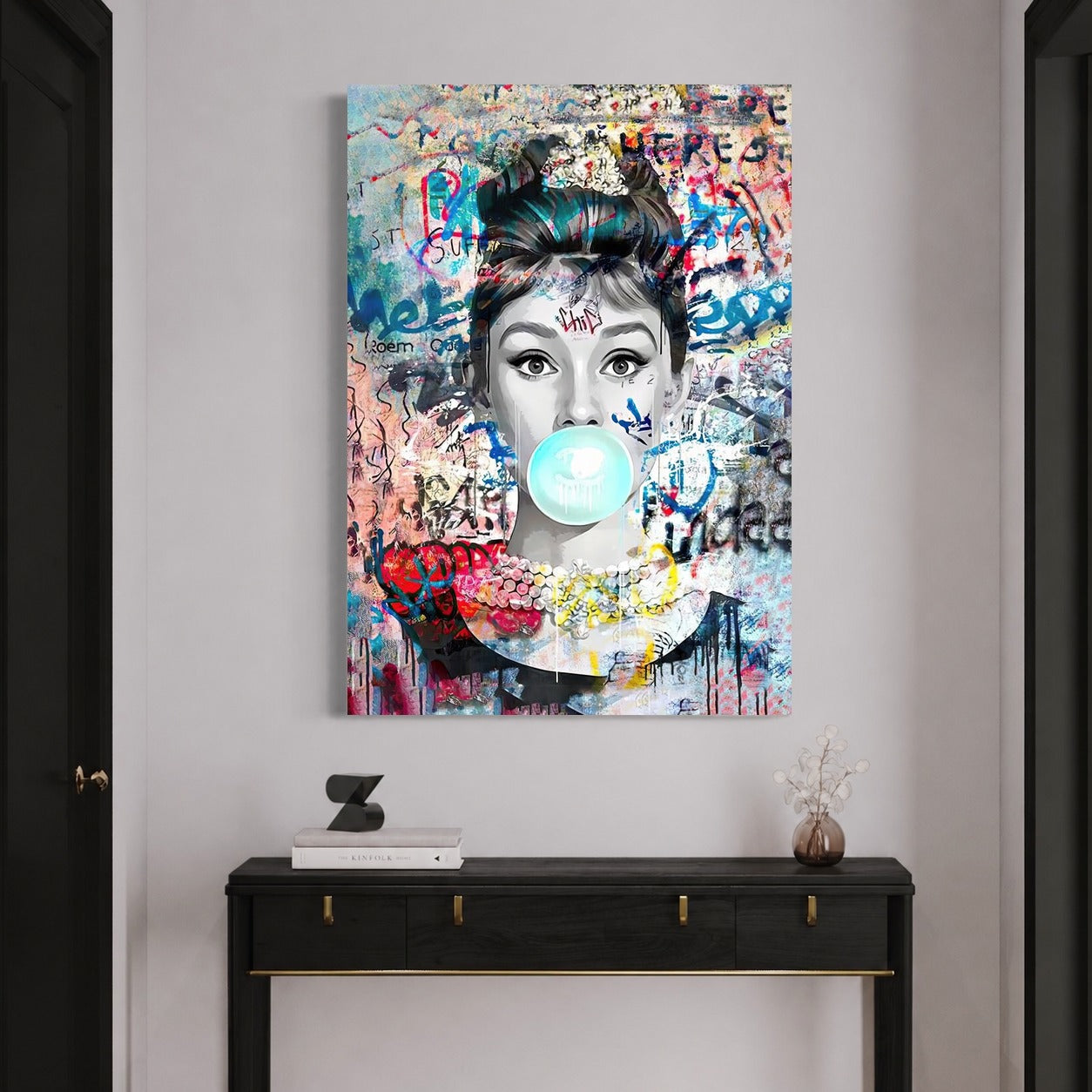 Audrey Bubblegum — sur le mur
