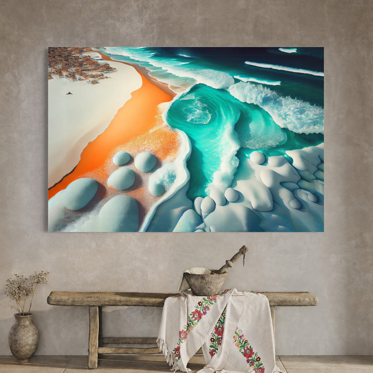 La Plage Parfaite — sur le mur