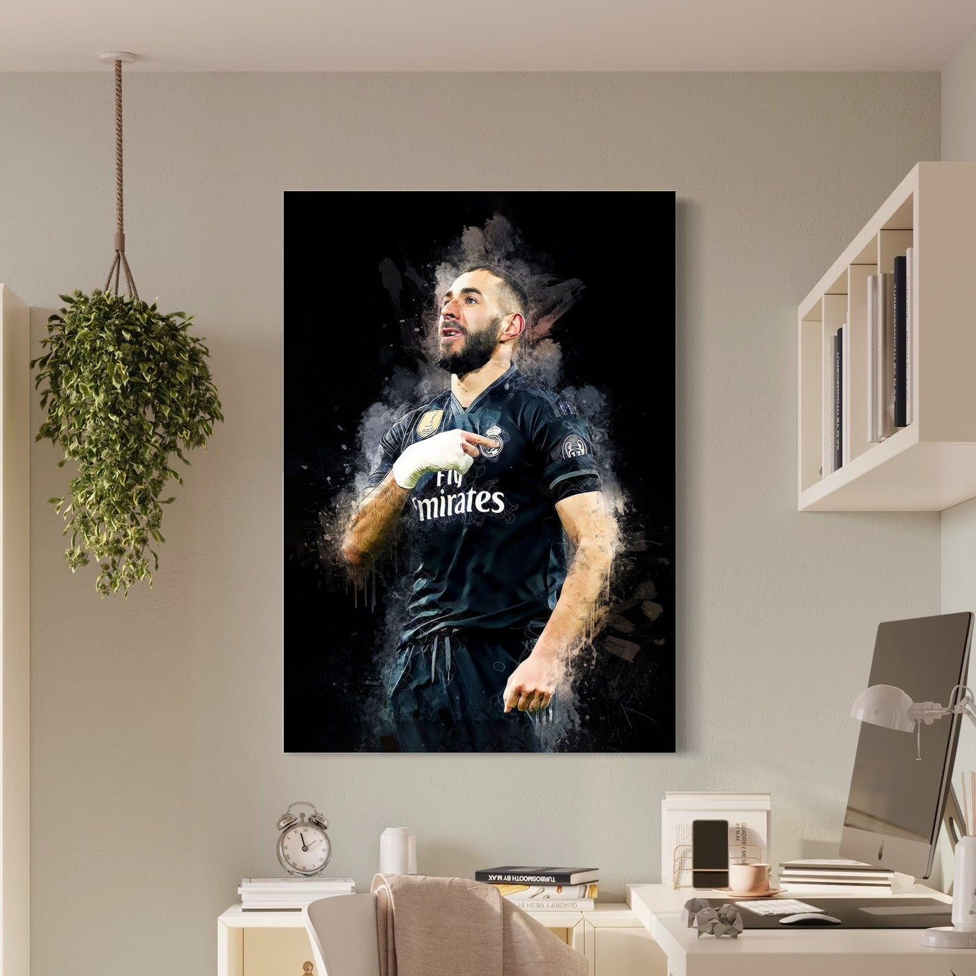 Karim le Ballon d'Or — sur le mur