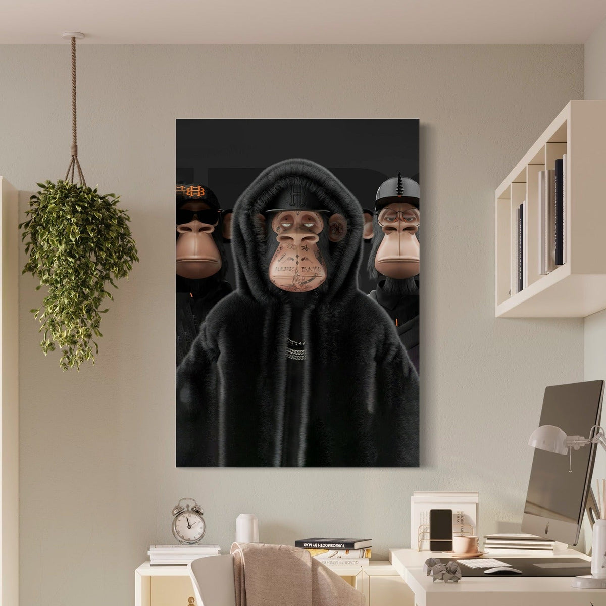 Le Singe Noir — sur le mur