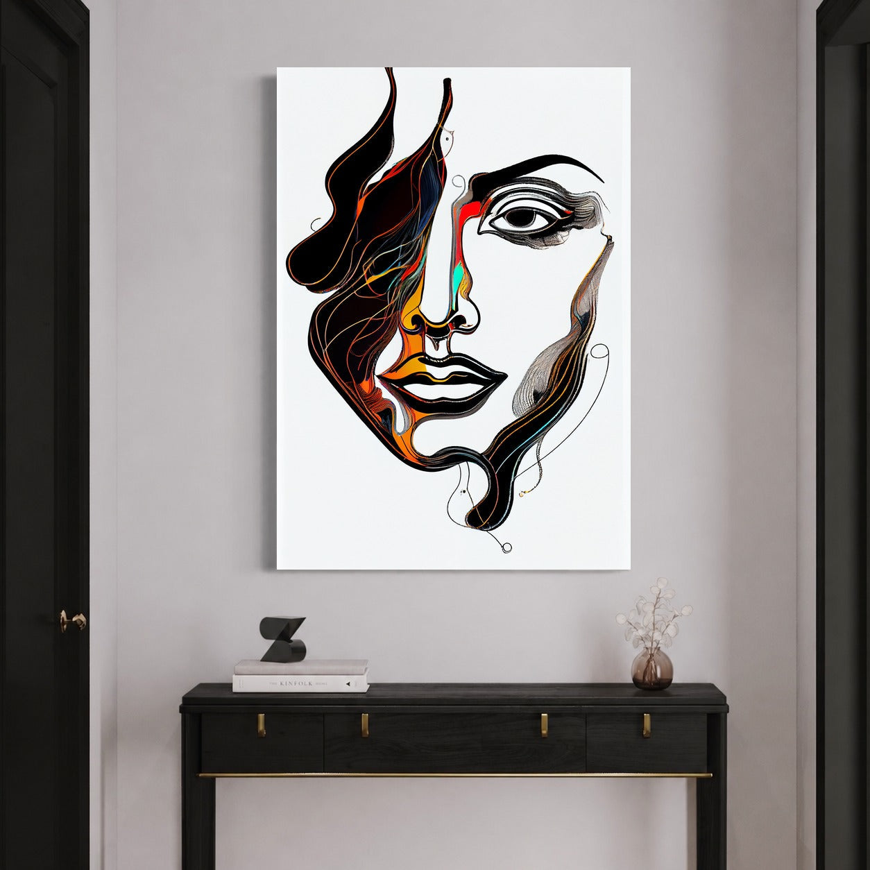 La Silhouette Audacieuse — sur le mur