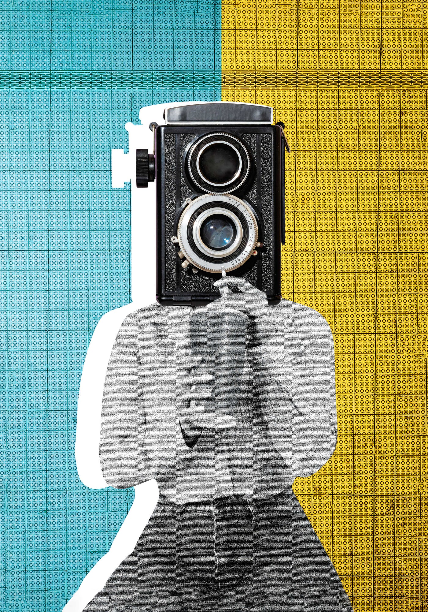 Camera Head — sur le mur