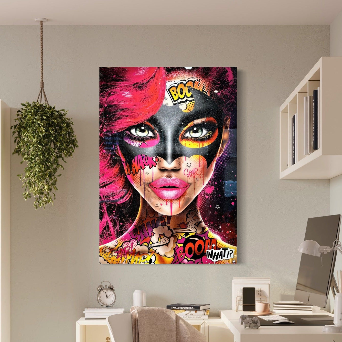 La Catwoman du Soir — sur le mur
