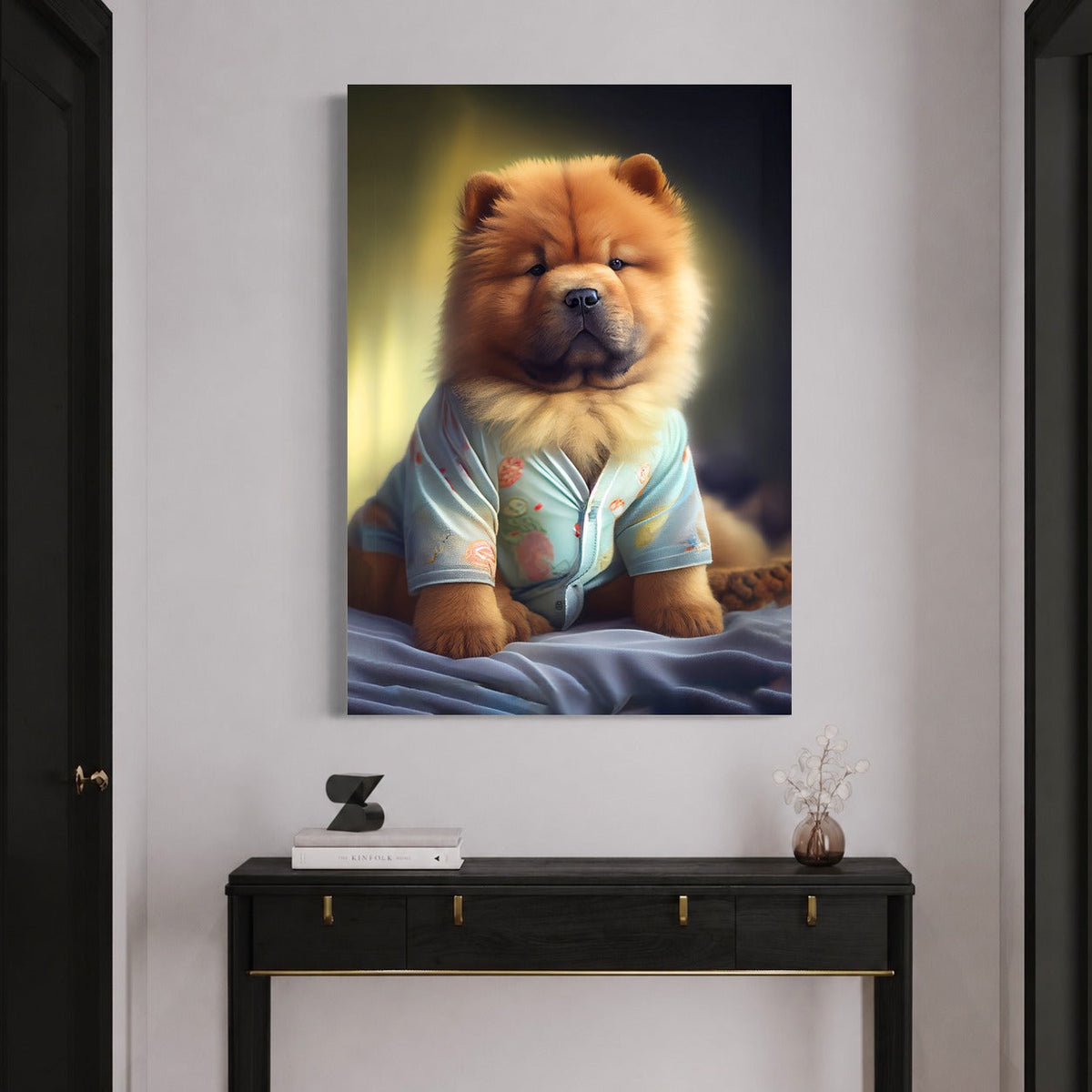 Fluffy Chef Cuisinier — sur le mur