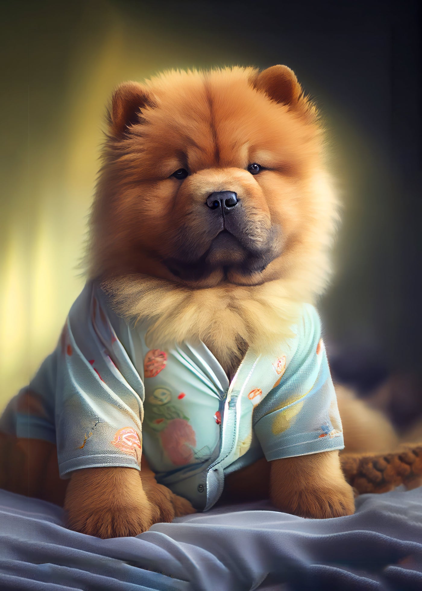 Le Chow Chow en Pyjama