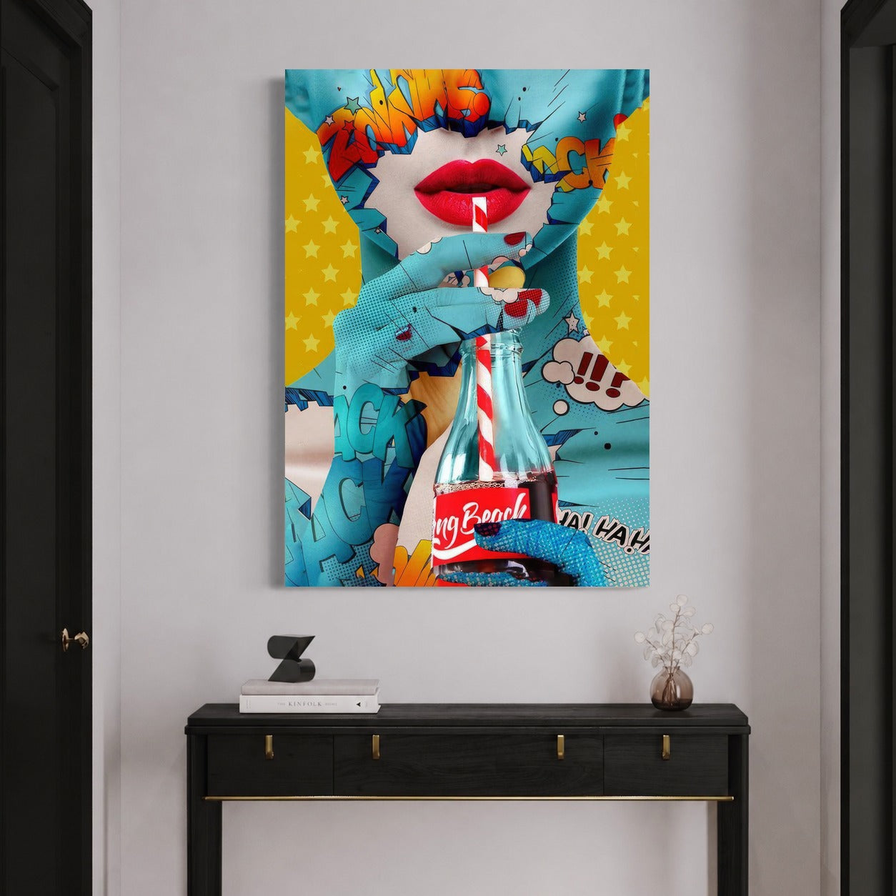 La Bouteille Iconique — sur le mur