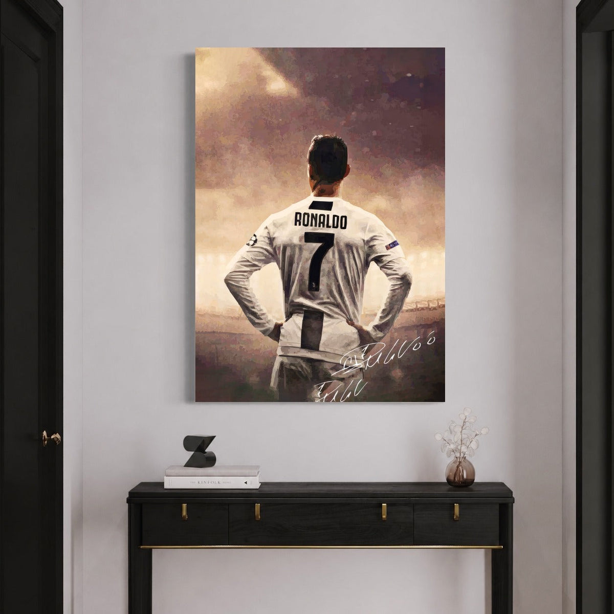 CR7 Face au Destin — sur le mur
