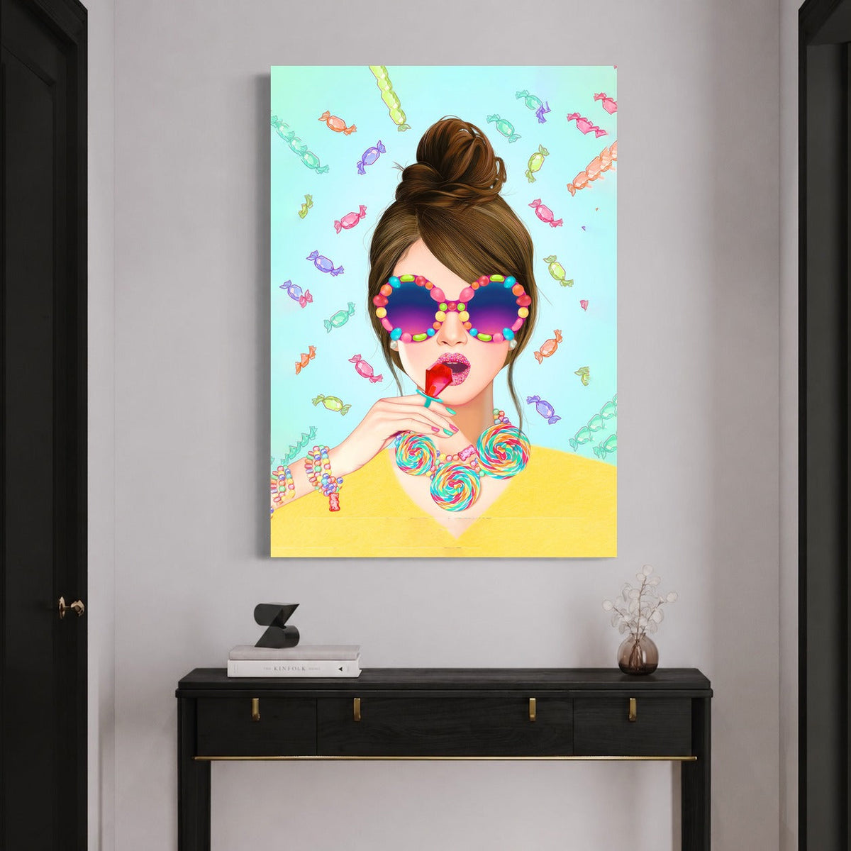 La Femme Cute — sur le mur