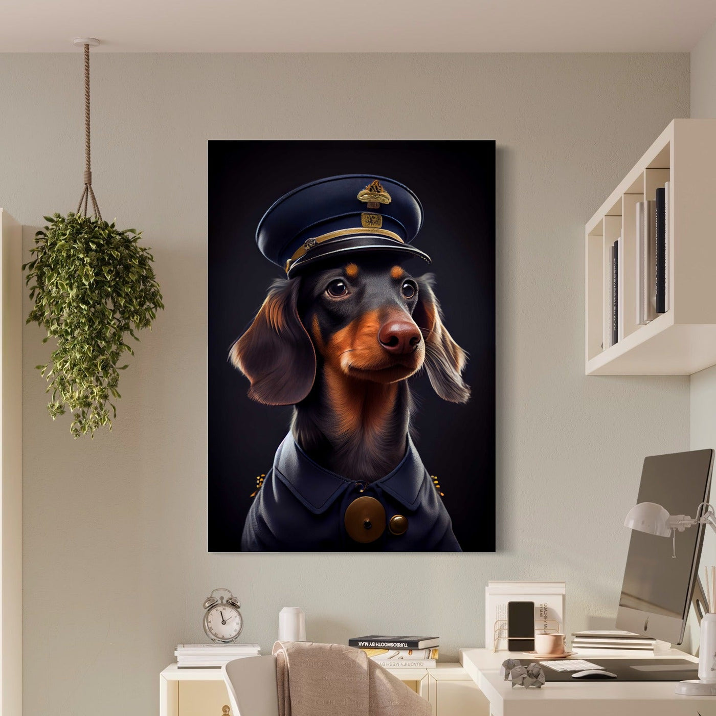 Le Chien de la Loi — sur le mur