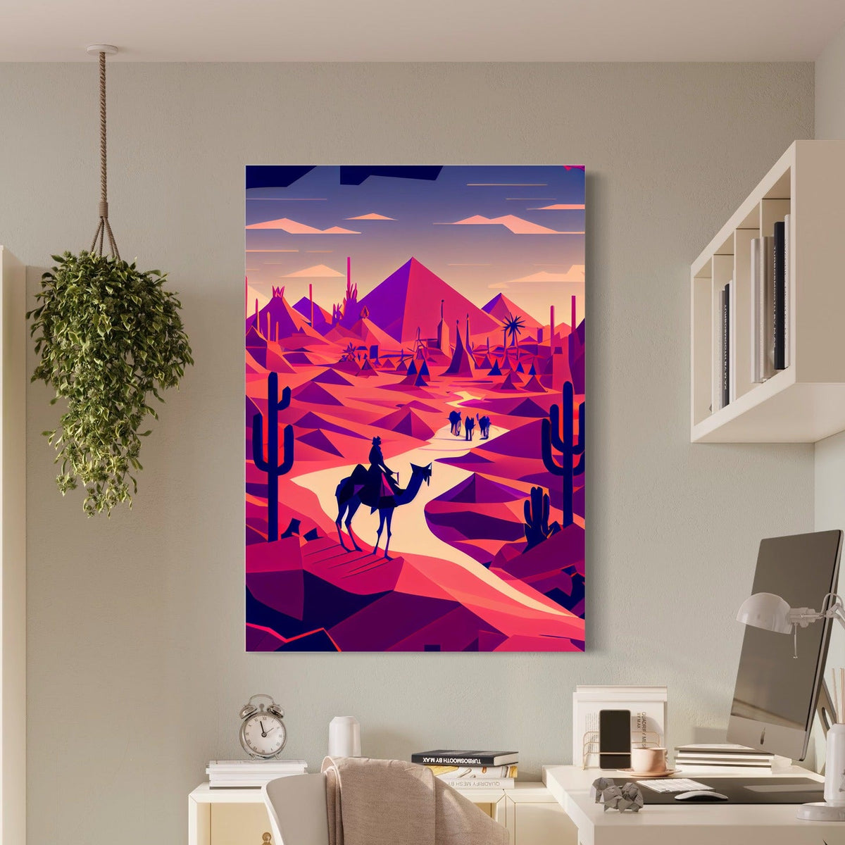 Desert caravan — sur le mur