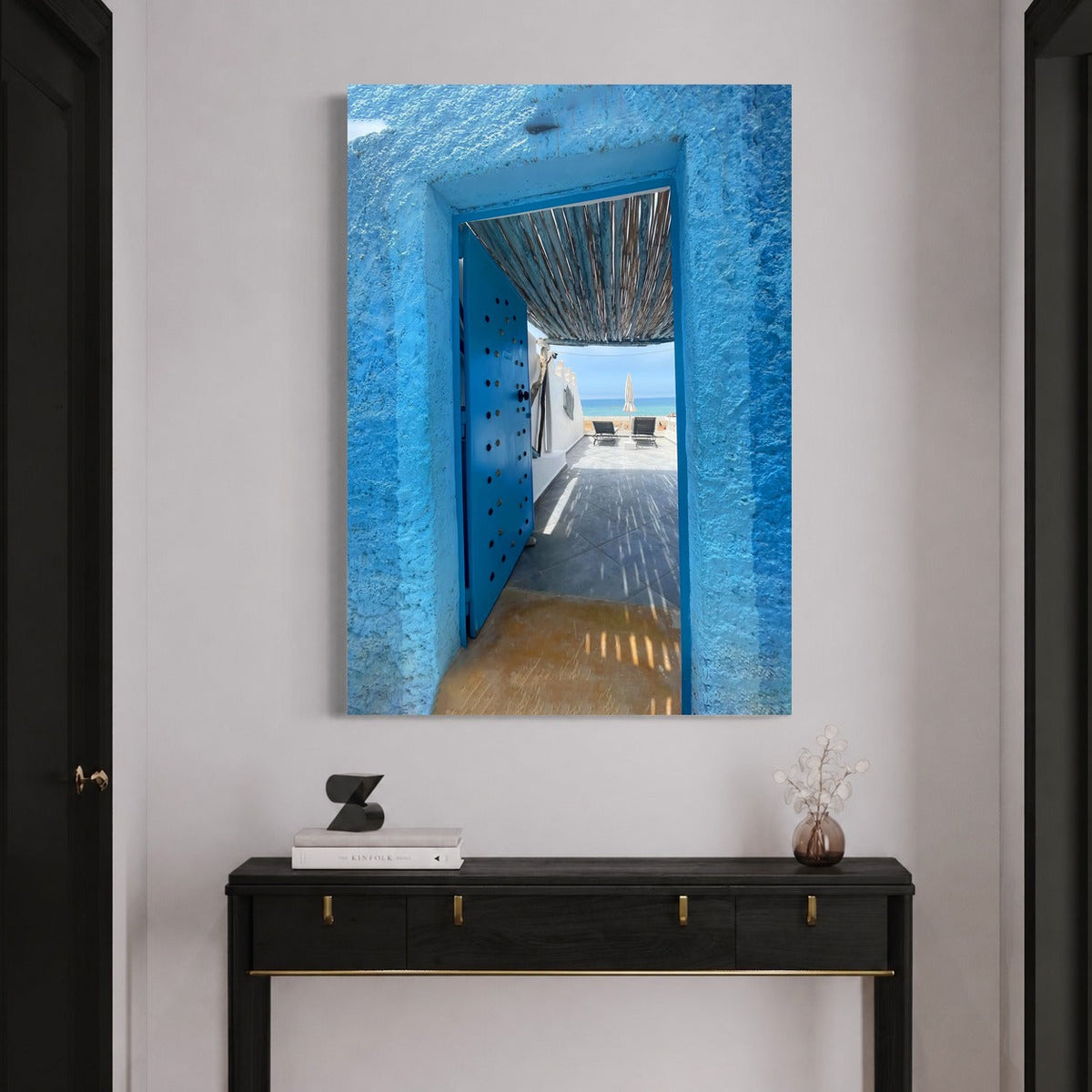 La Porte Bleue — sur le mur