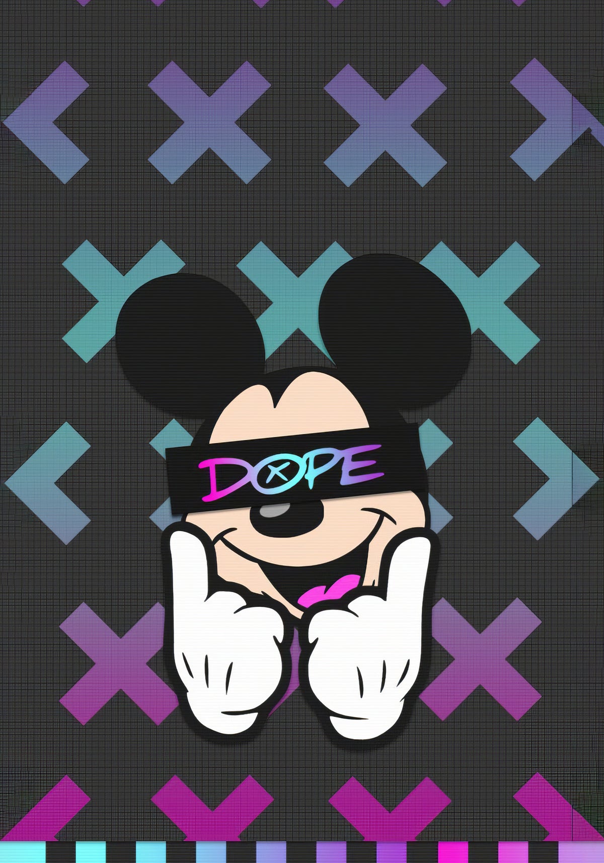 Mickey DOPE — sur le mur