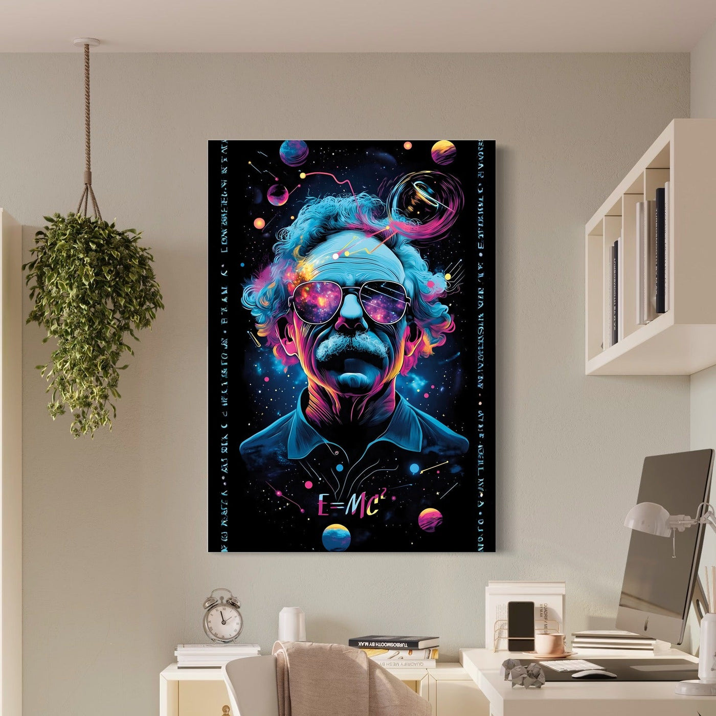 Einstein — sur le mur