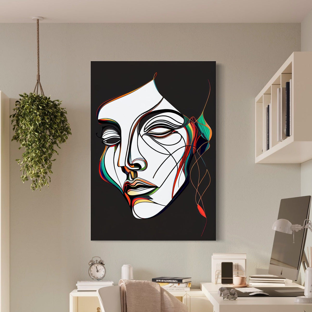 Ligne et Couleur — sur le mur