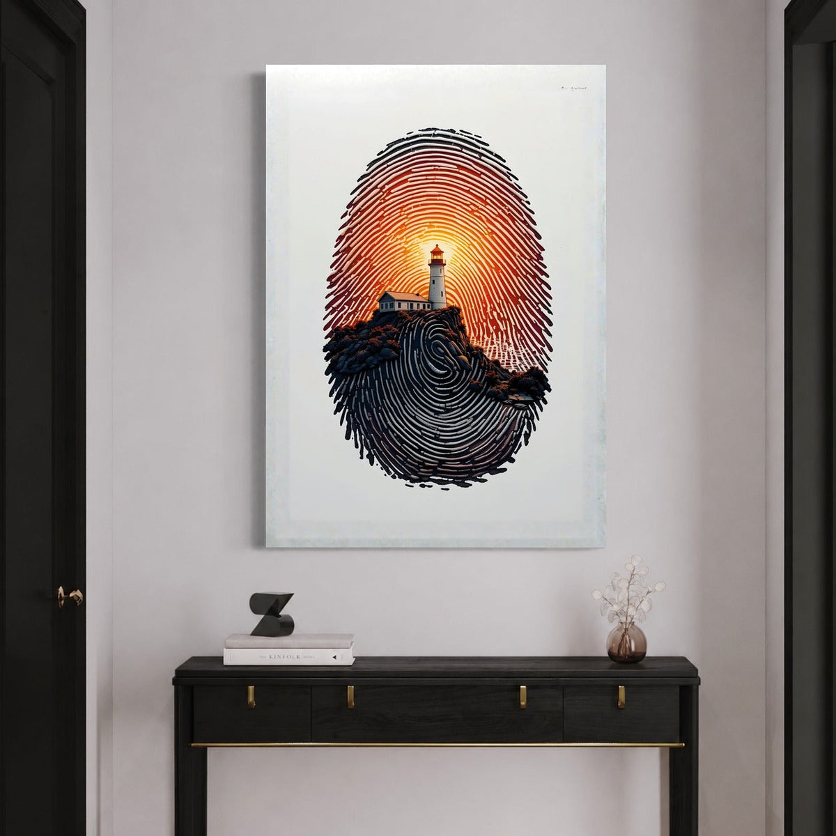 L'Empreinte — sur le mur