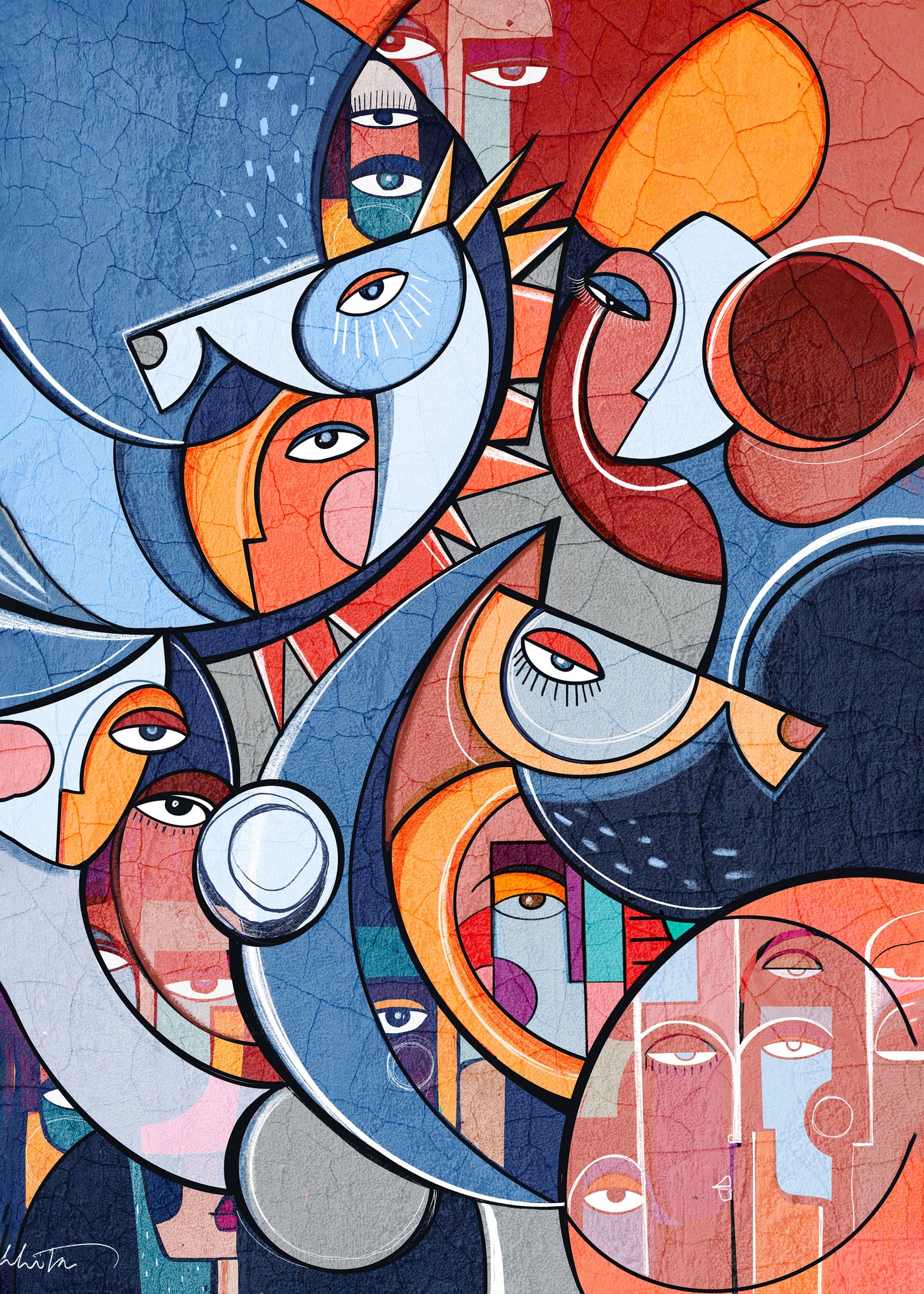 Empreinte des Yeux