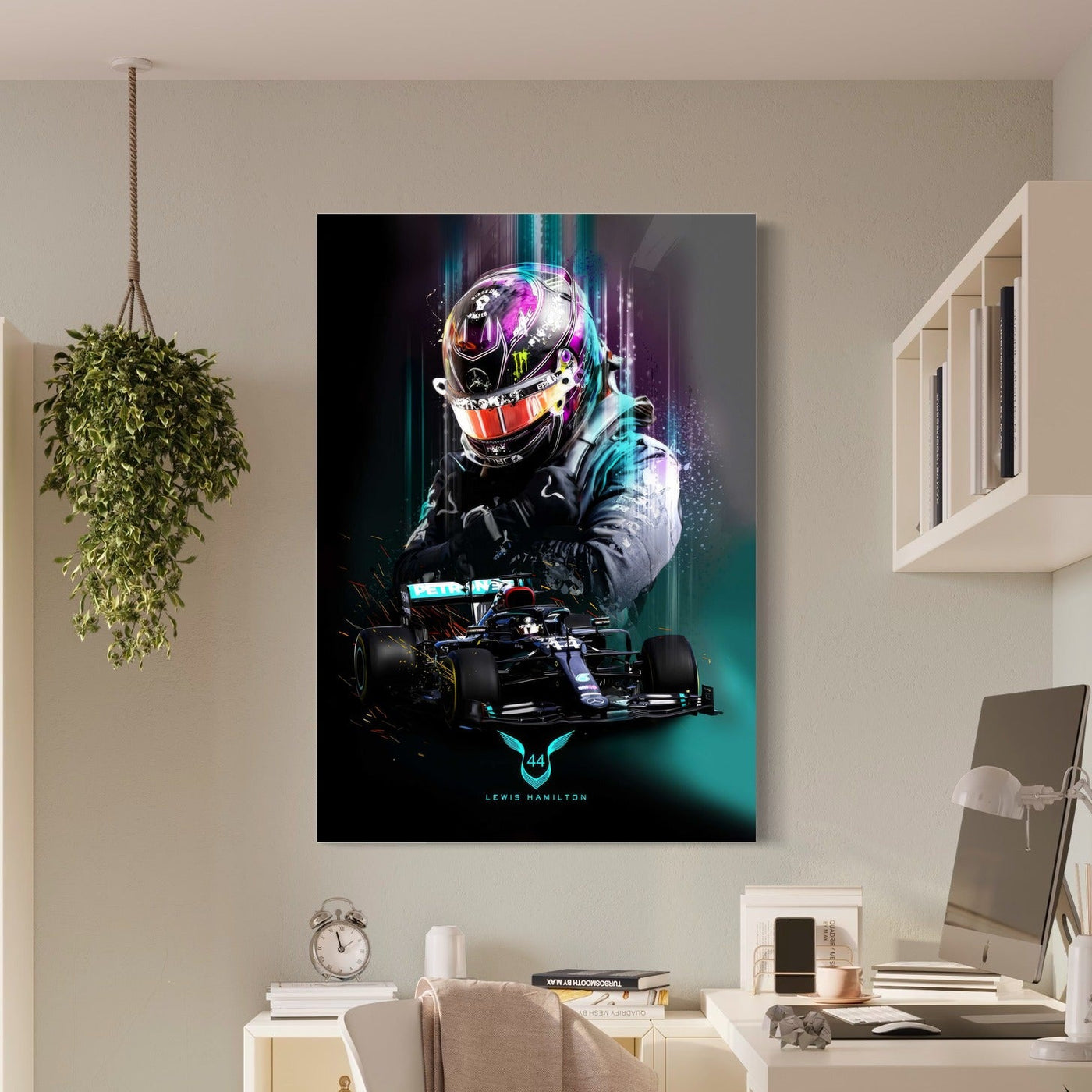 Sir Hamilton Pilote — sur le mur
