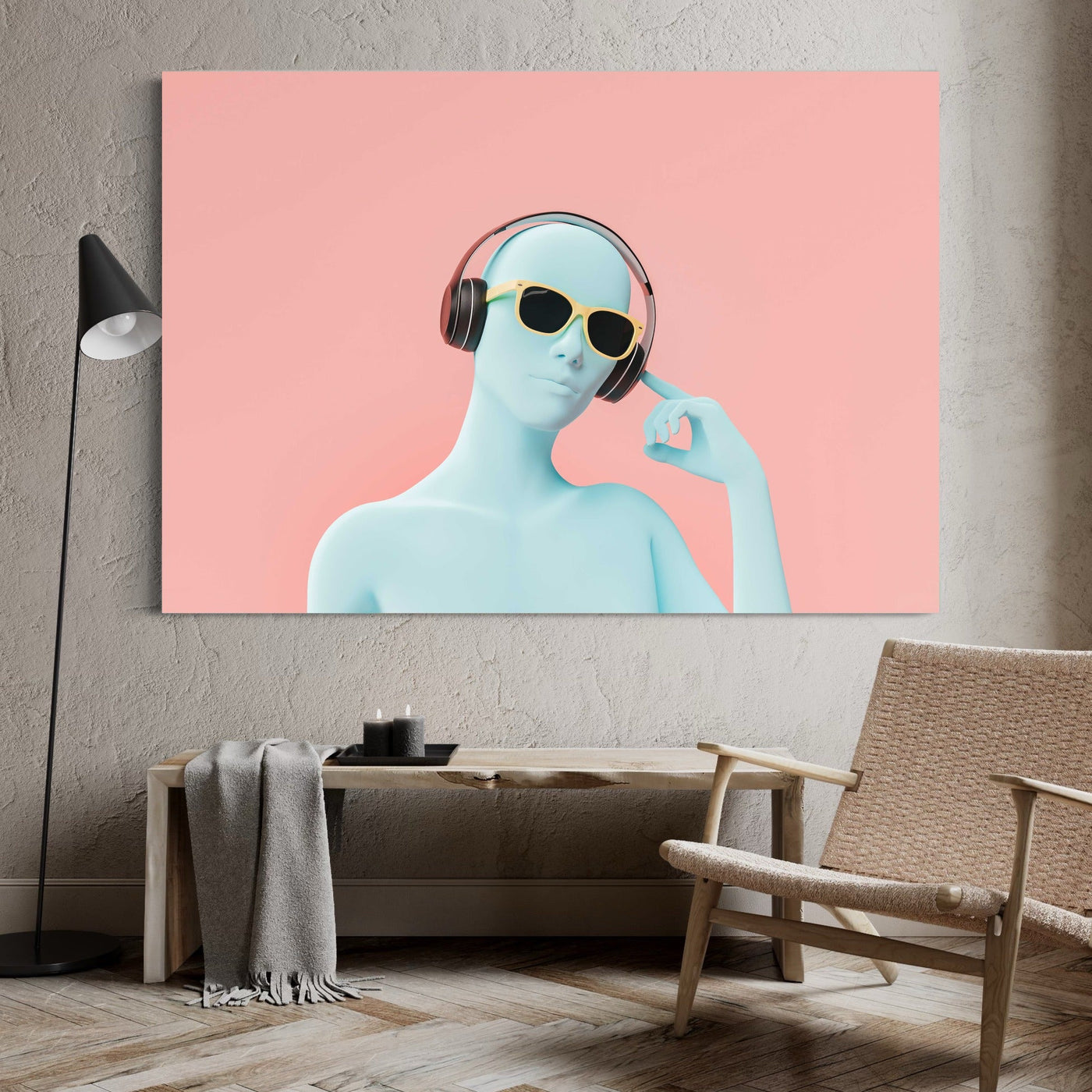 Le Mannequin et le Beat — sur le mur