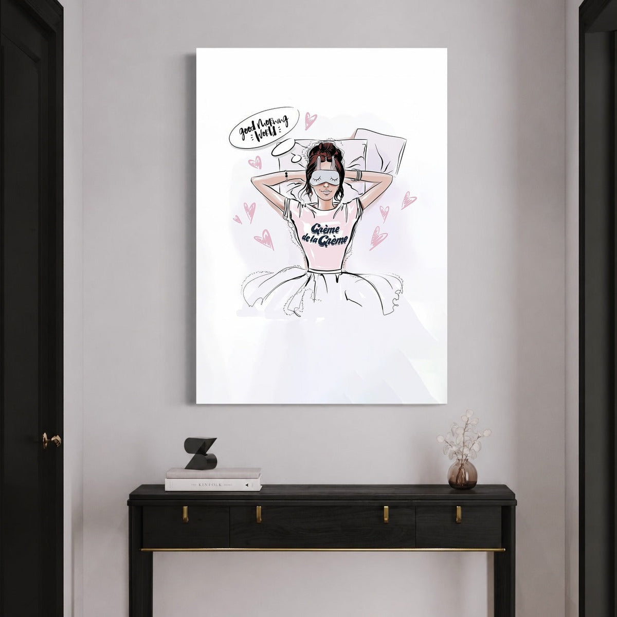 La Reine du Rien du Tout — sur le mur