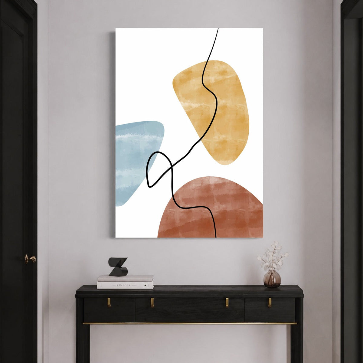 Trois Éléments en Paix — sur le mur