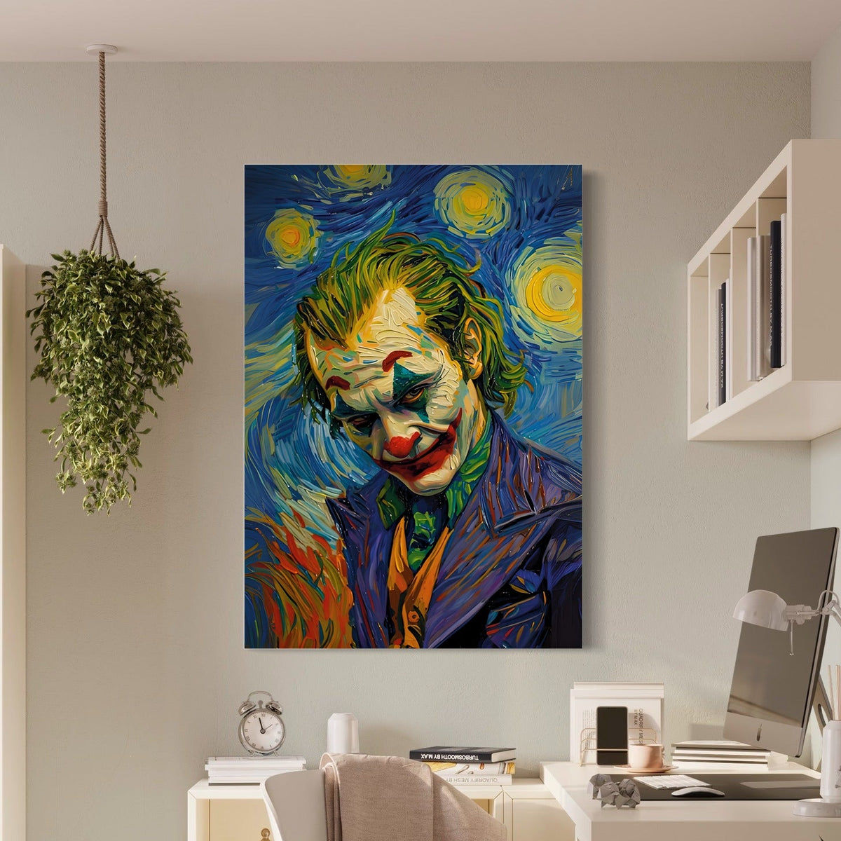 La Nuit Tourbillonnante du Clown — sur le mur