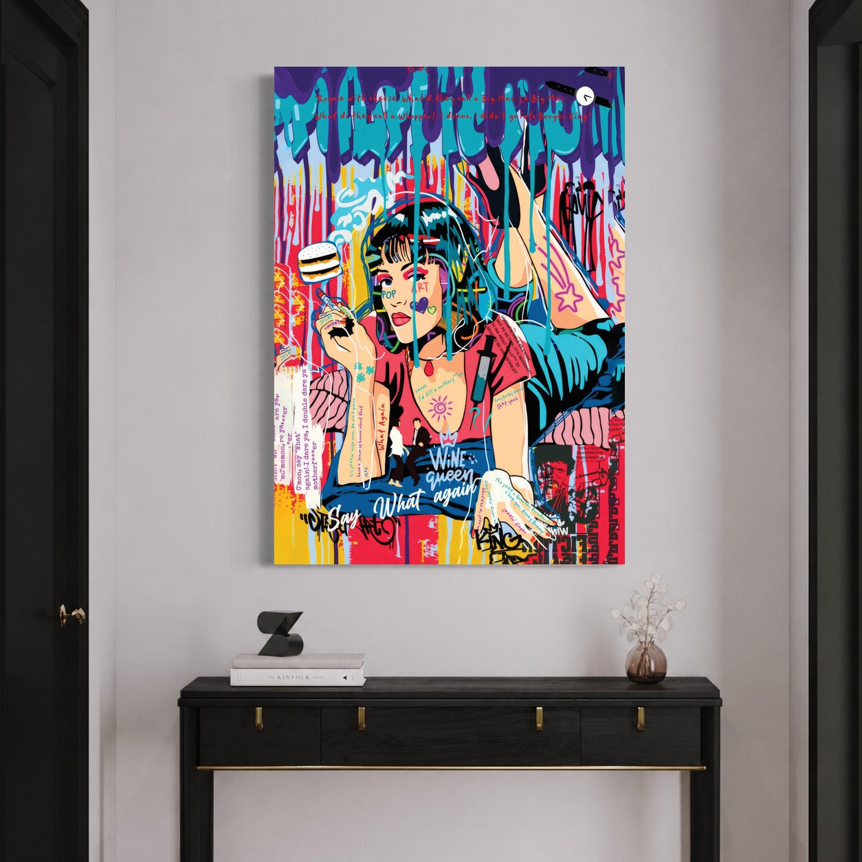 Say What Again, Mia — sur le mur