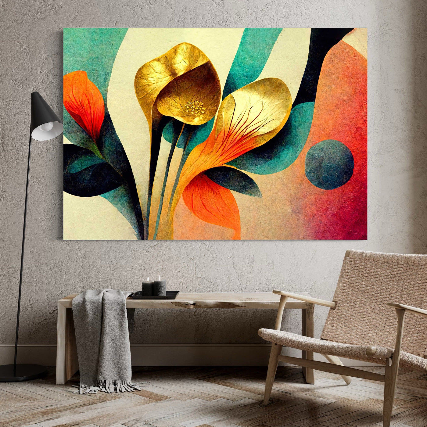 Les Feuilles — sur le mur