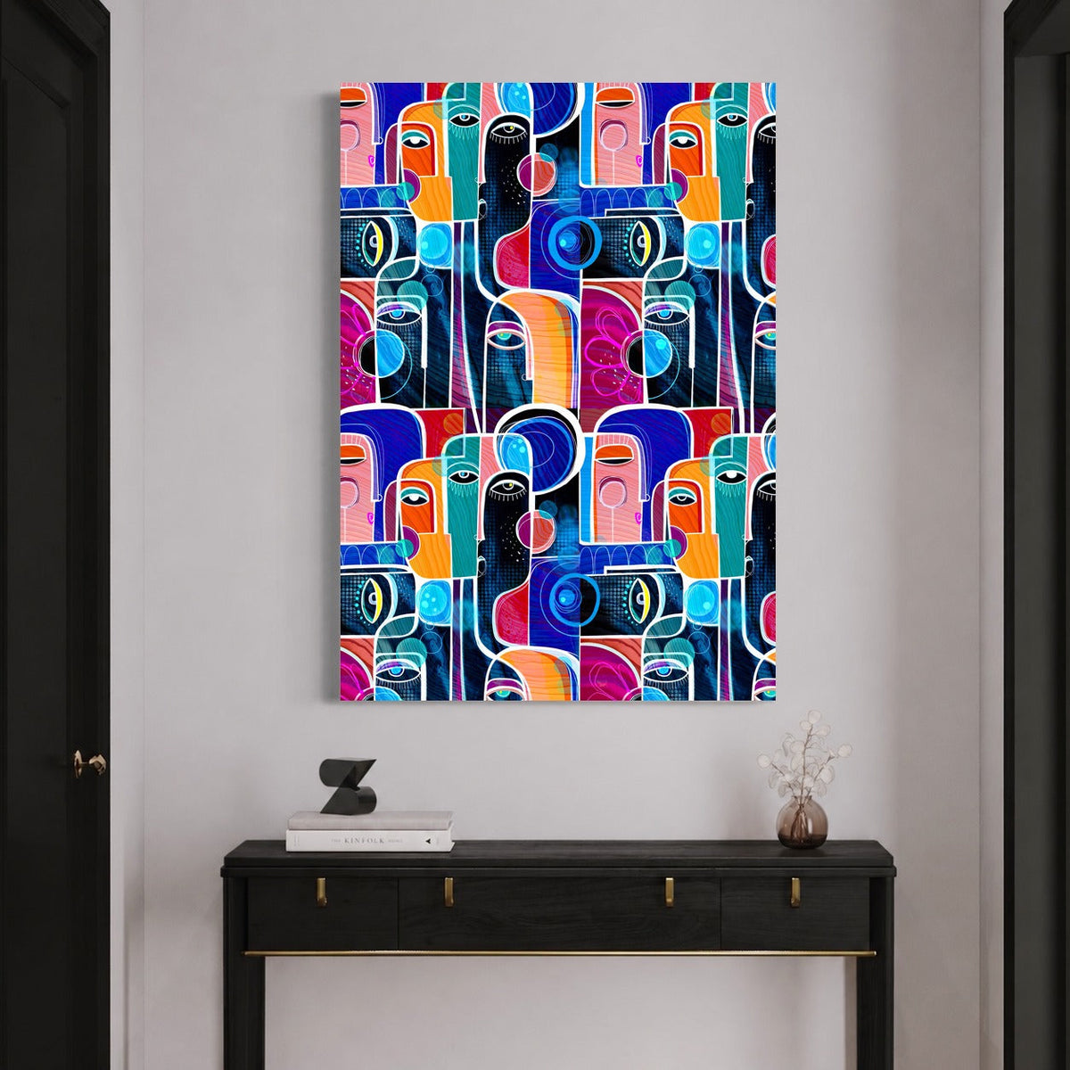 Les Yeux de la Passion — sur le mur