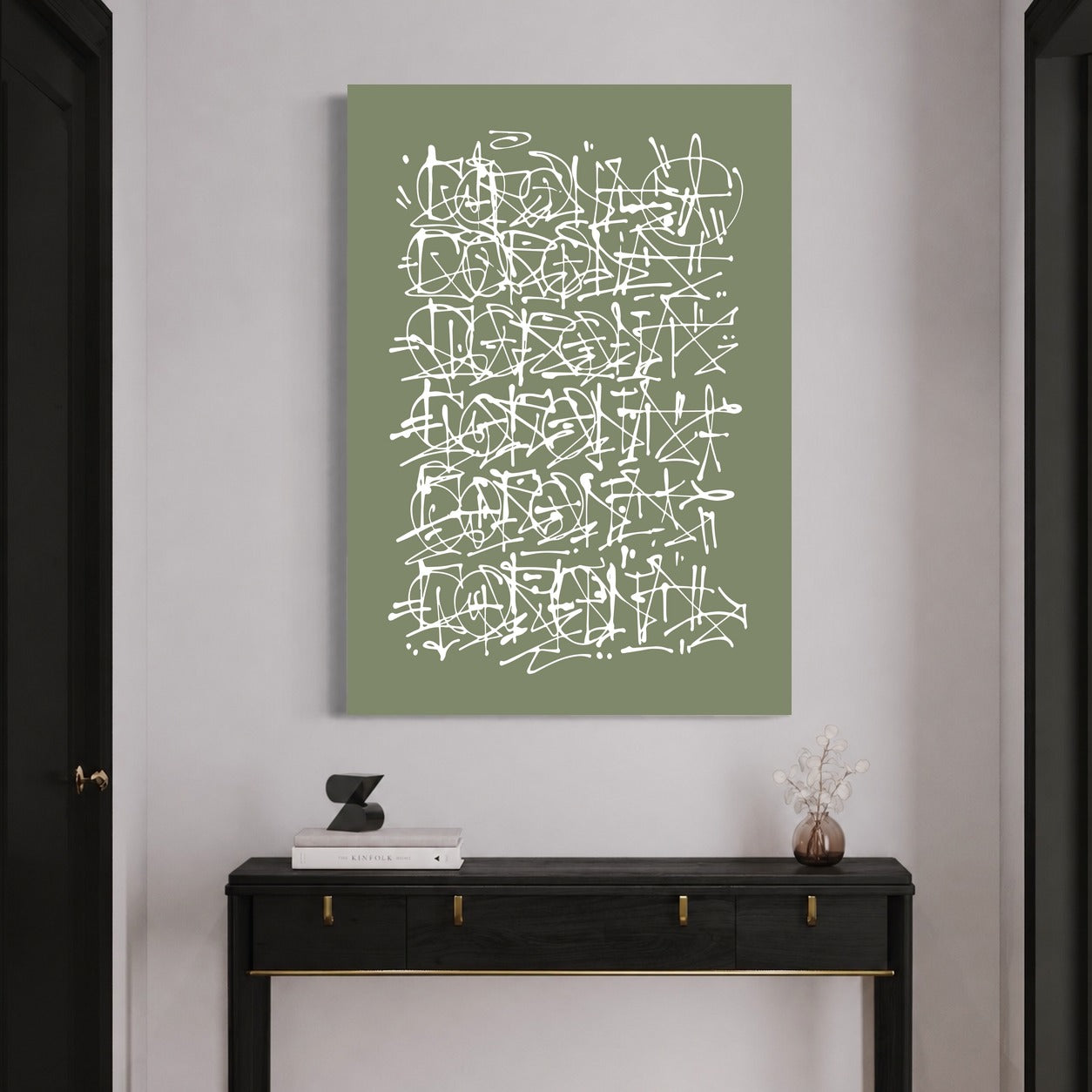 La Lettre Verte — sur le mur