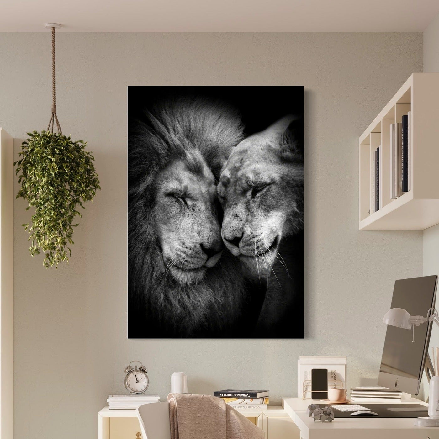 L'Amour du Lion — sur le mur