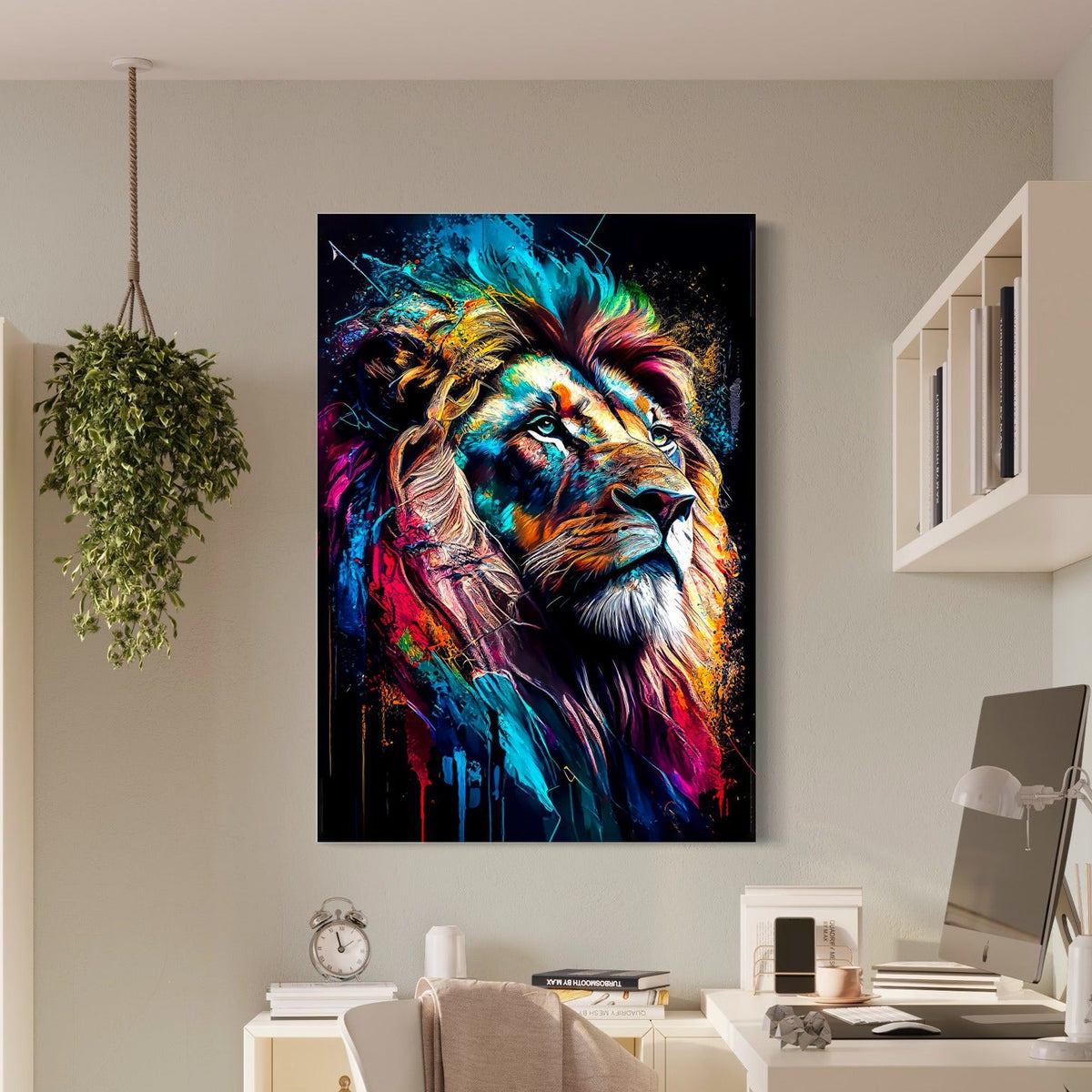 Le Lion Coloré — sur le mur