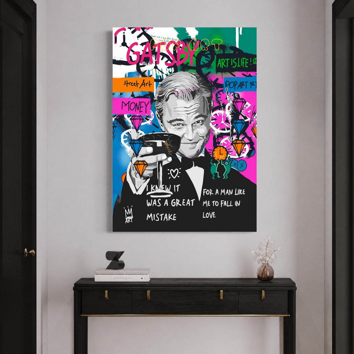 Gatsby Cheers — sur le mur
