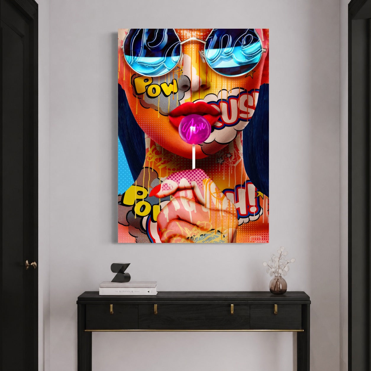 La Rose Sucrée — sur le mur