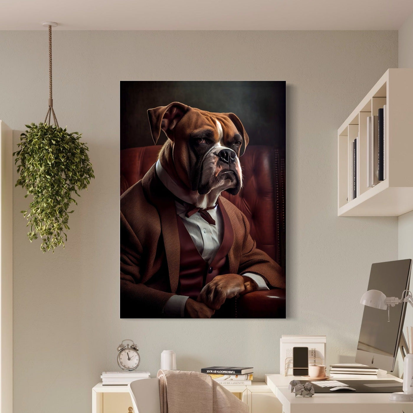 Le Boxer Patron — sur le mur