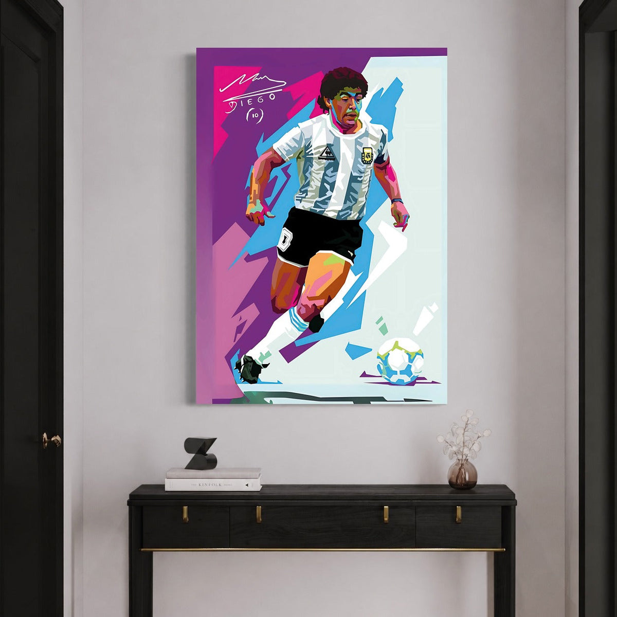 El Pibe de Oro — sur le mur