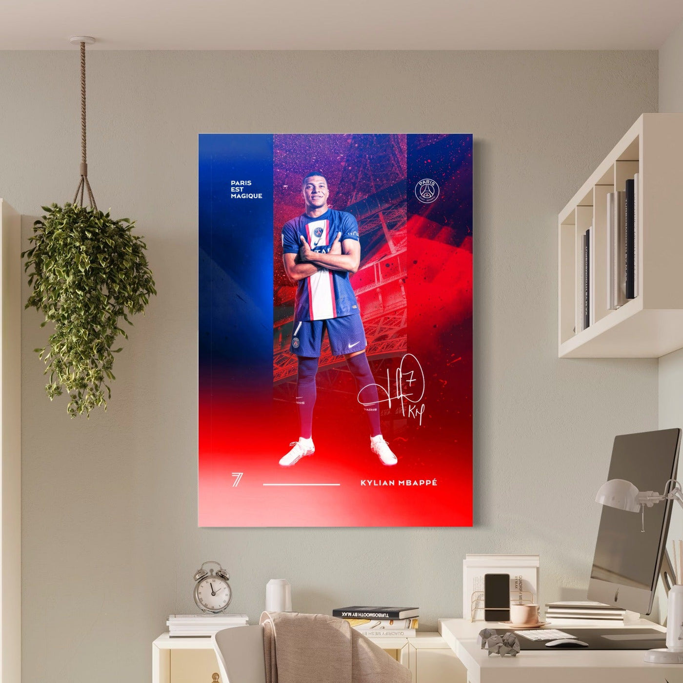 Kylian Mbappé — sur le mur