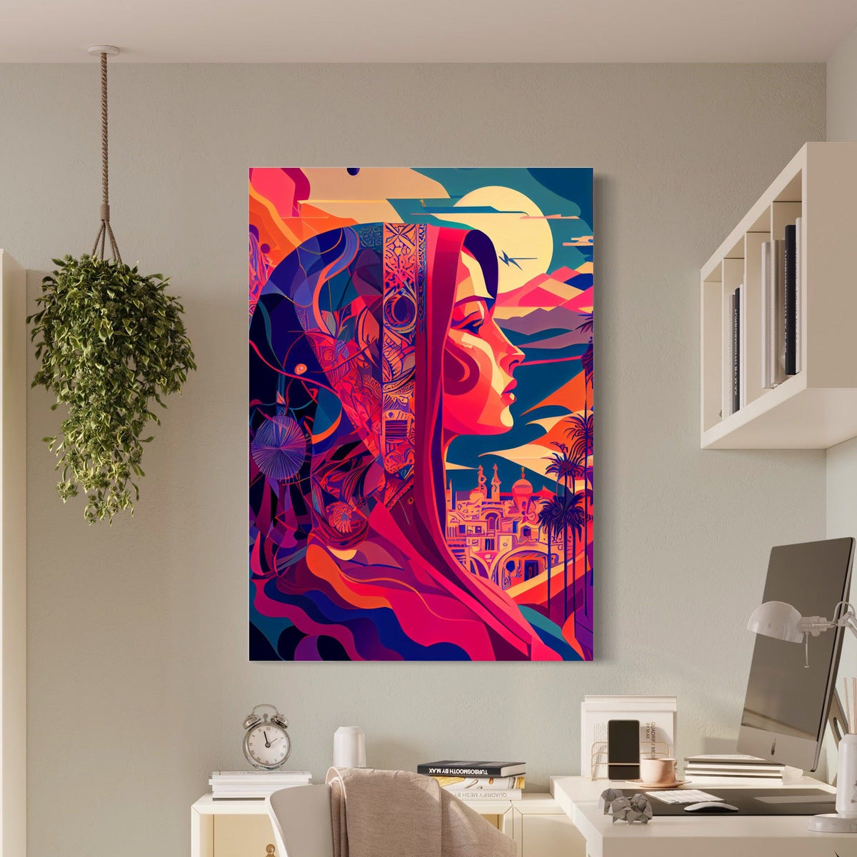 La Belle Orientale — sur le mur
