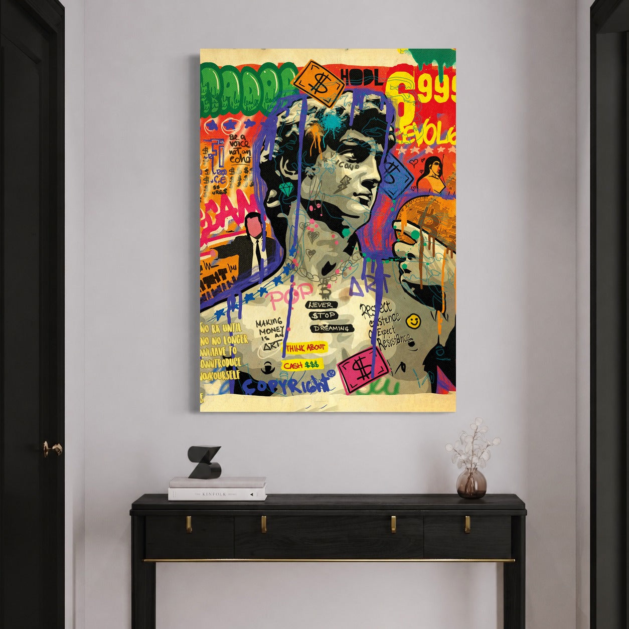Make It Rain — sur le mur
