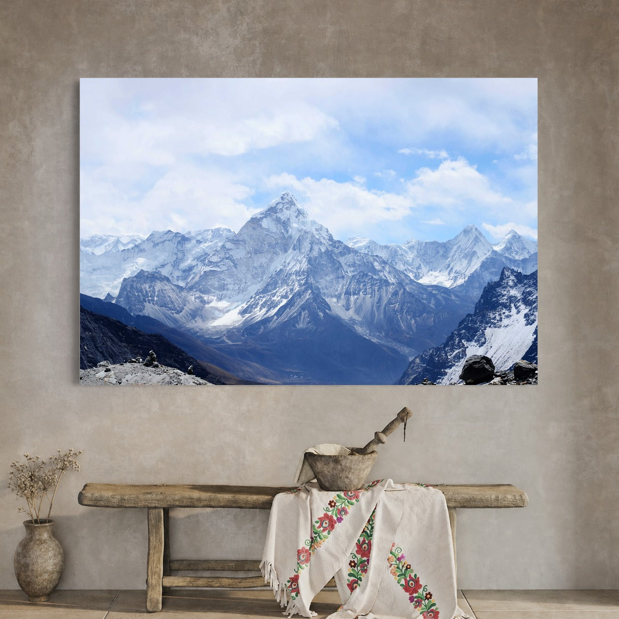 Le Grand Sommet — sur le mur