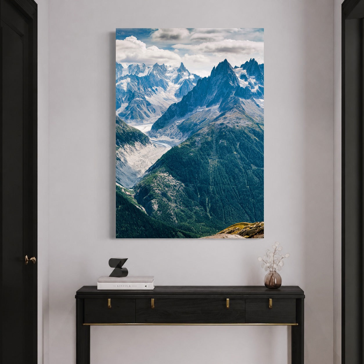 Les Aiguilles du Mont Blanc — sur le mur