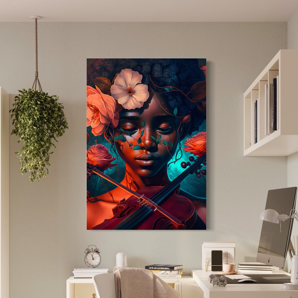 La Reine de la Scène — sur le mur